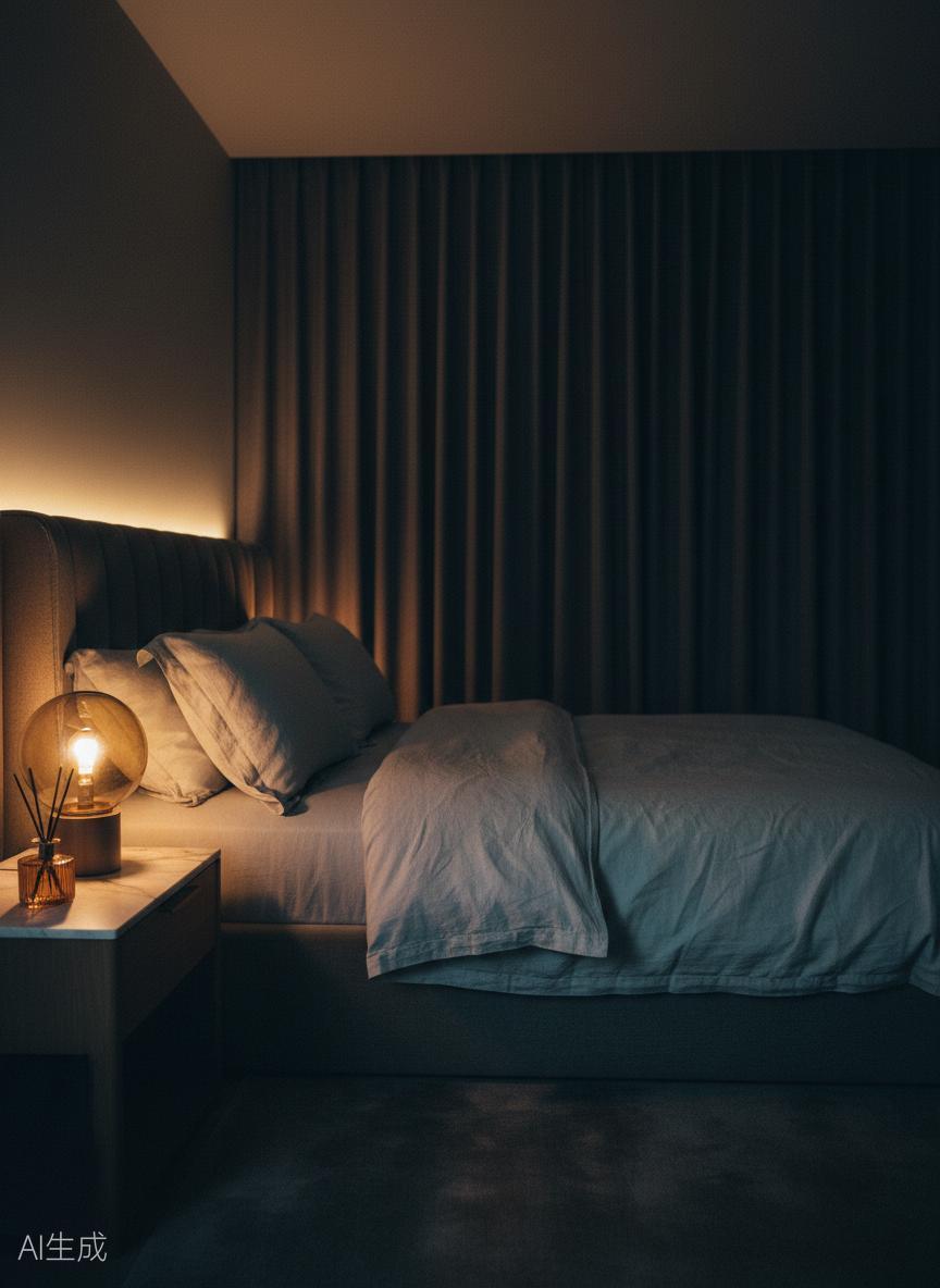 打造睡眠圣殿：暗灯卧室氛围